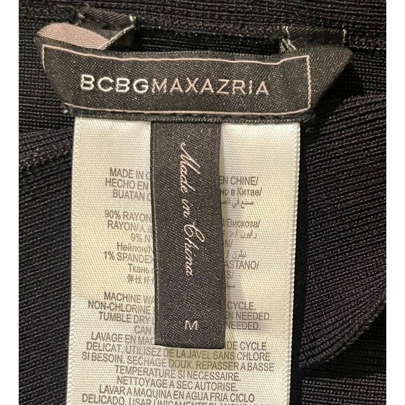 BCBGMAXAZRIA bandage midi skirt - black - size medium - Picture 5 of 6